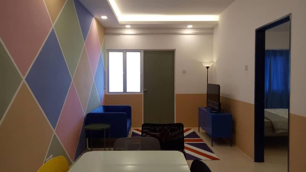 Sky Purple @Ch Apartment Tanah Rata Bagian luar foto
