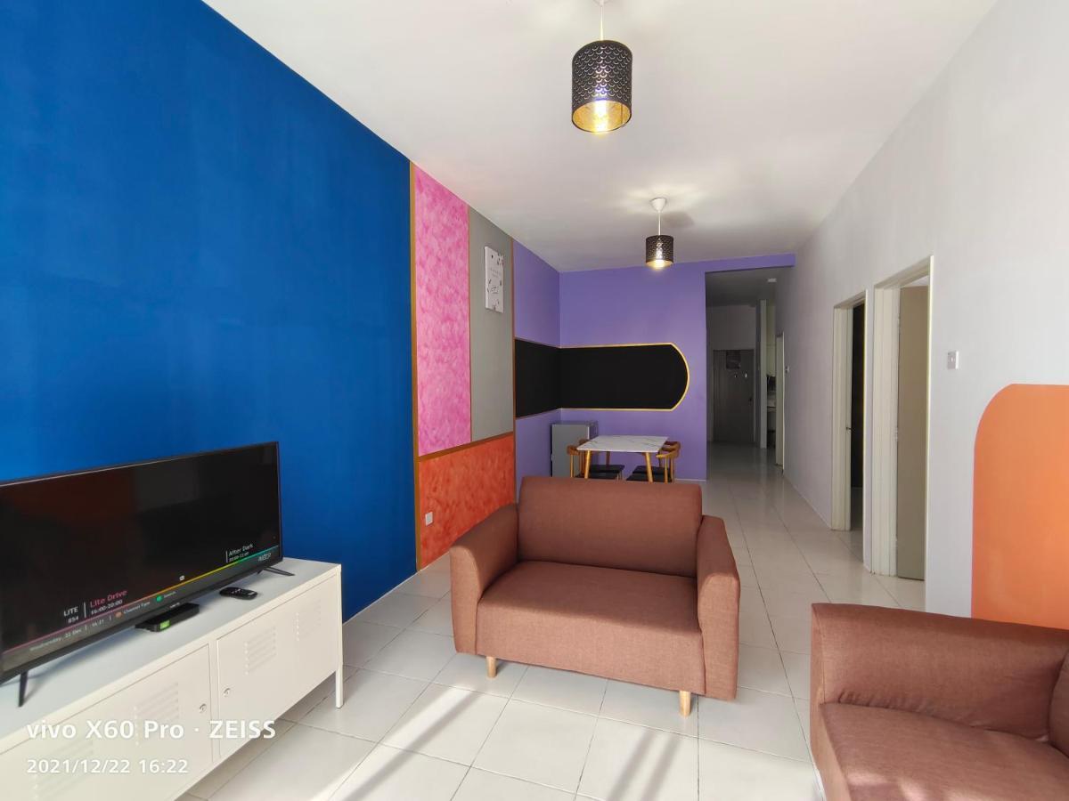 Sky Purple @Ch Apartment Tanah Rata Bagian luar foto