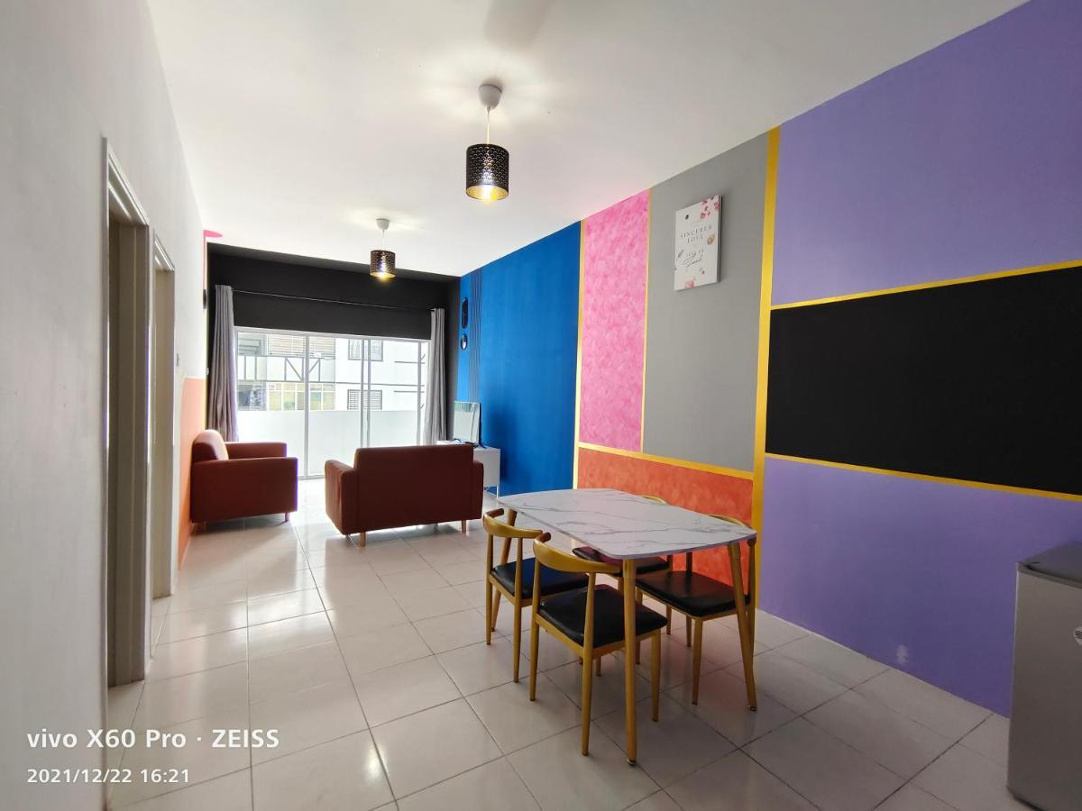 Sky Purple @Ch Apartment Tanah Rata Bagian luar foto
